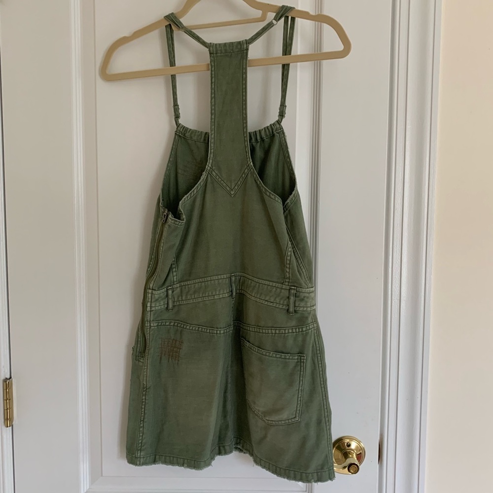 Free People MILITARY UTILITY DRESS PLATOON WASH - Picture 3 of 8